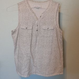 Multi-color dotted Sleeveless top